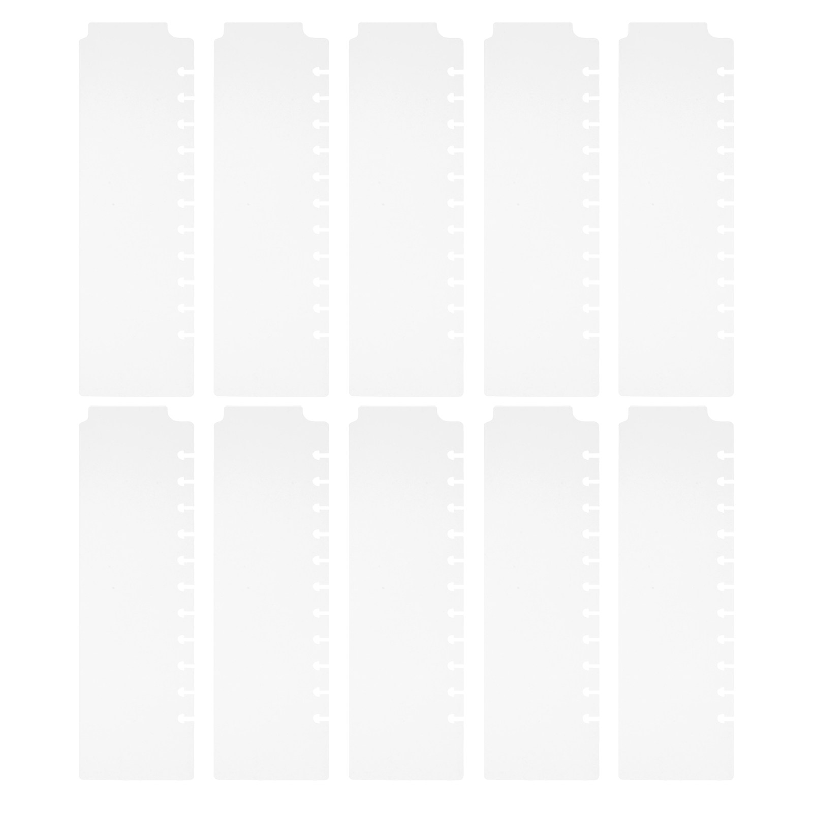 Index Tab Divider - 10 Peças Separadores de Fichário para