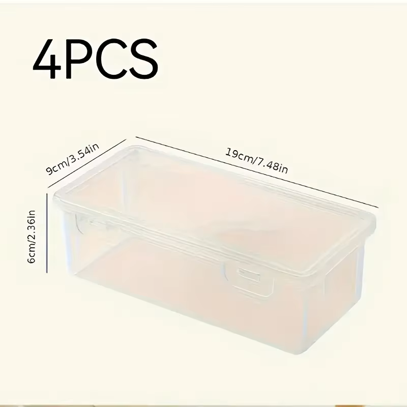 Stationery And Office Supply Stores - 4 grandes caixas de armazenamento PP