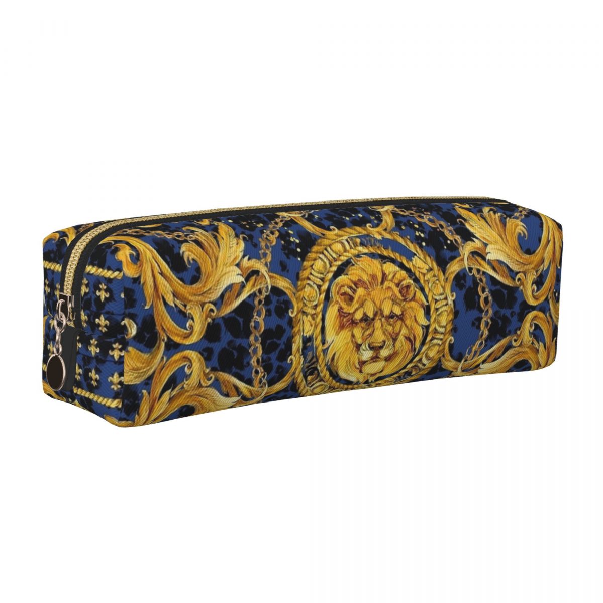 Lion Stationery & Office Supply(Kunshan)Co.Ltd - Leão dourado damasco ornamento lápis caso