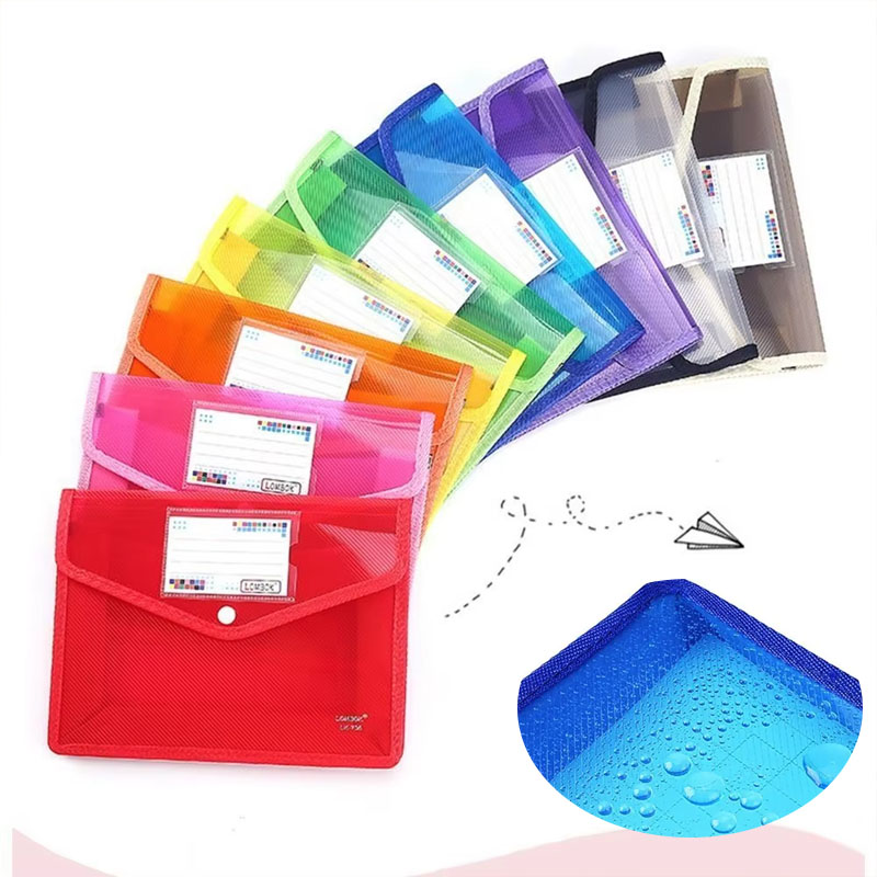 Office Stationery And Supply - 1-10PCS Pasta de Arquivos Impermeável A4