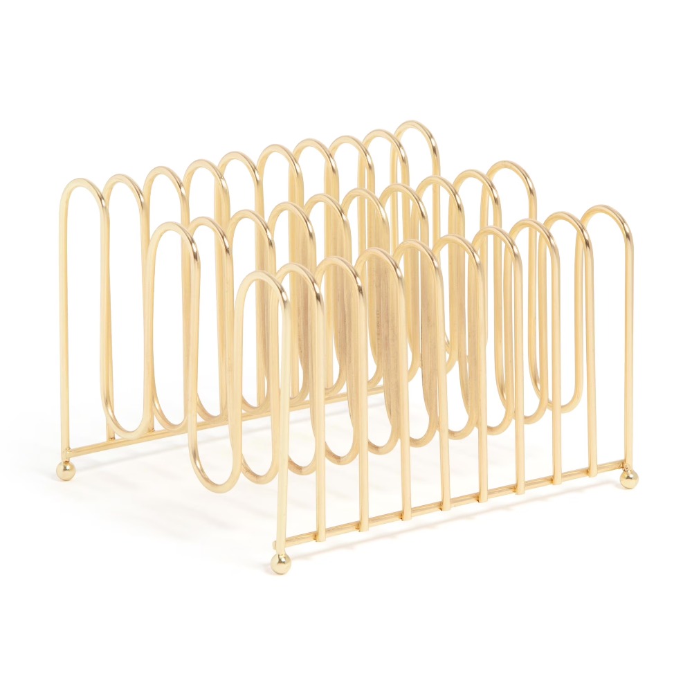 Office Stationery And Supply - Organizador de Mesa em Arame Dourado