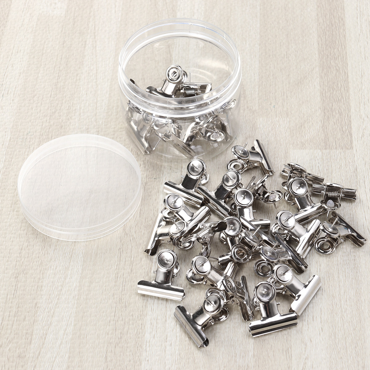 Is Stationery Office Supply - 30 Clipes de Papel Redondos Pretos