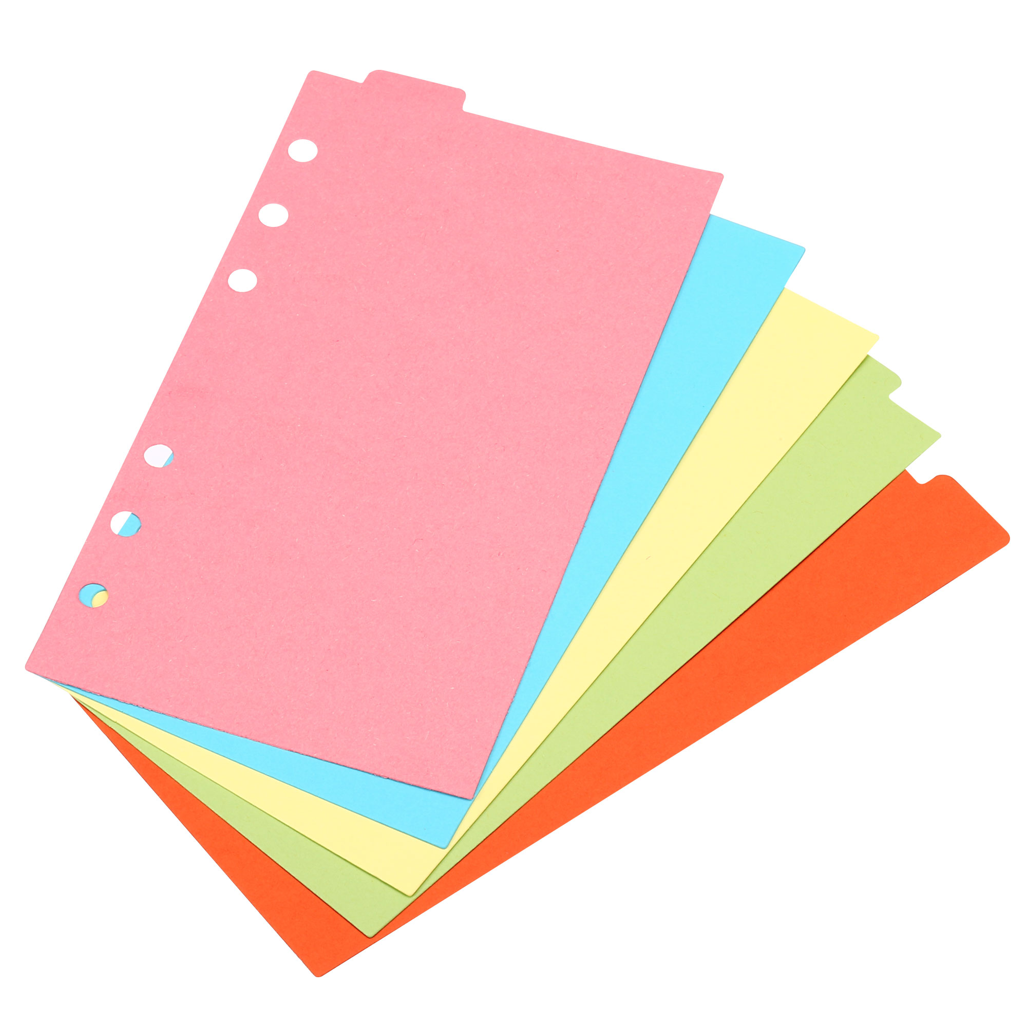 Index Tab Divider - Divisores de índice de fichário a6,