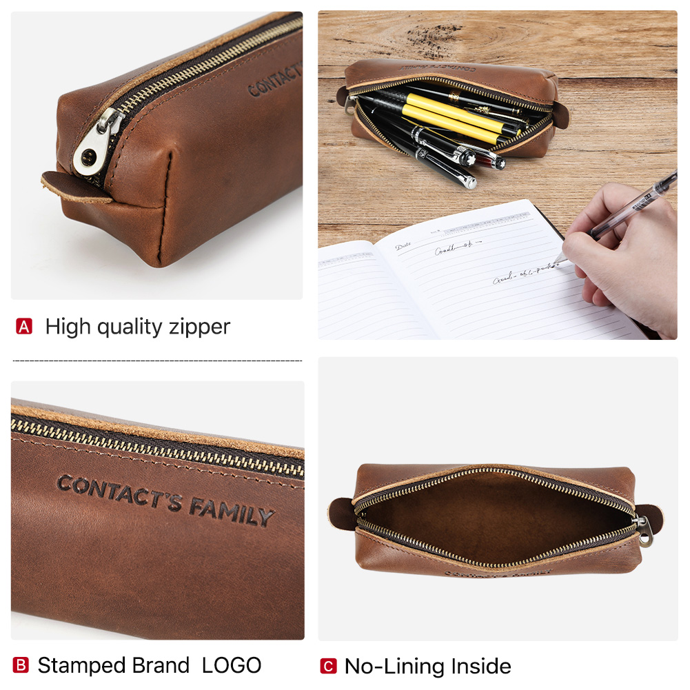 Estojo de lápis de couro retrô - Stationery Supply Business avaliação e preço