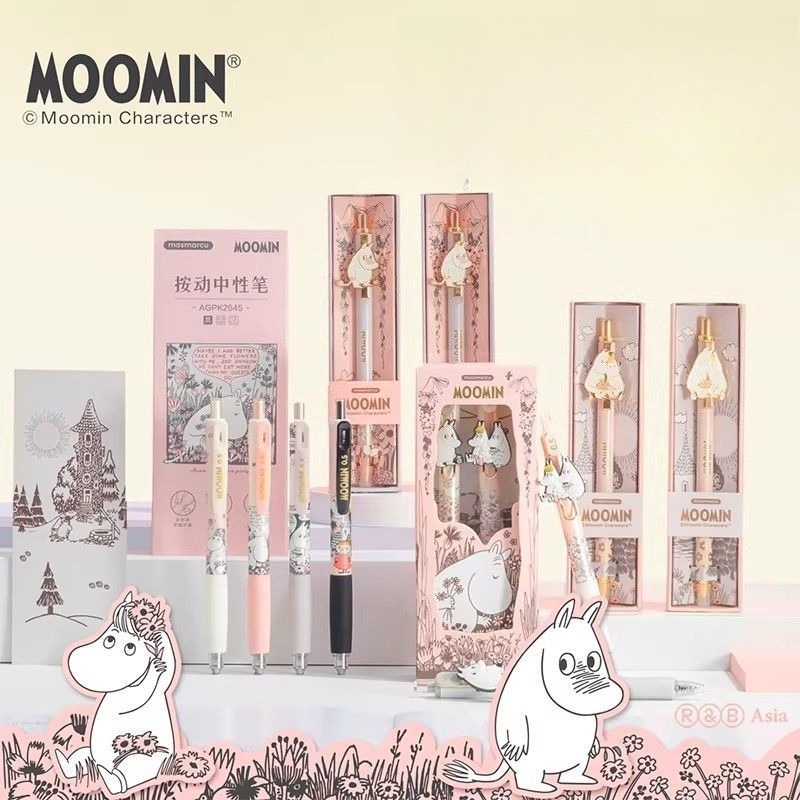 Canetas Gel Retráteis Moomin F - Stationery Office avaliação e preço