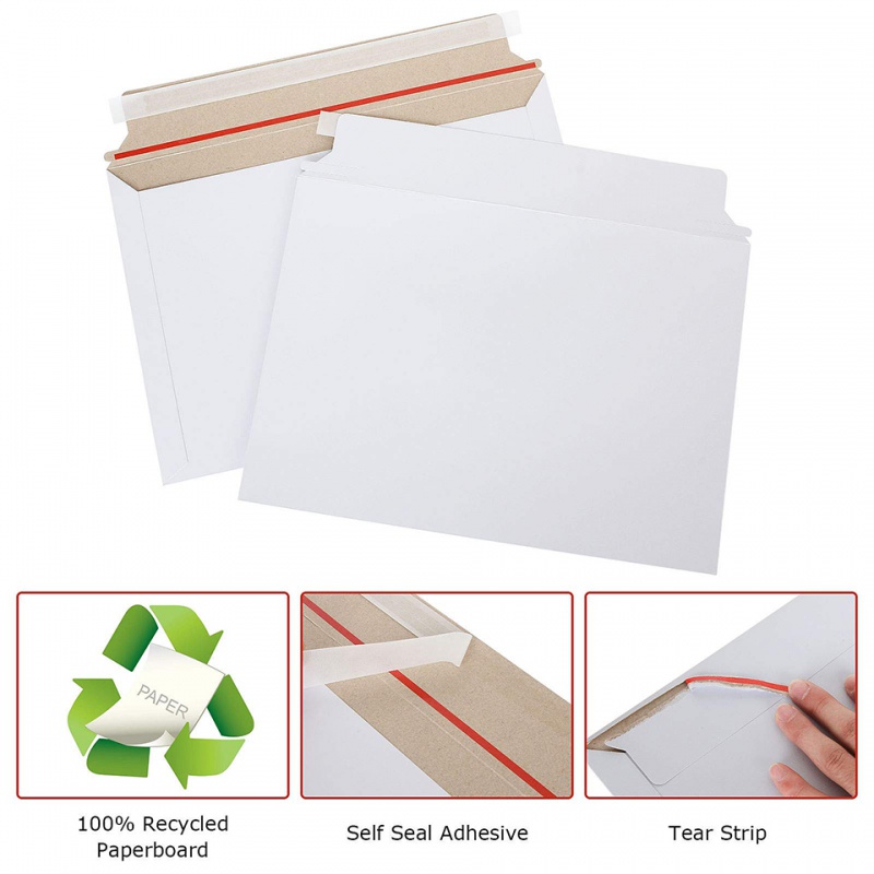 25 Envelopes Rígidos Brancos p - Letter Envelope Kraft avaliação e preço