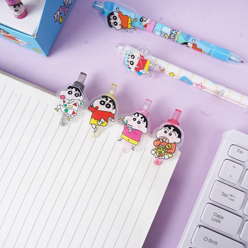 Caneta Gel Cartoon Crayon Shin - Stationery Office avaliação e preço
