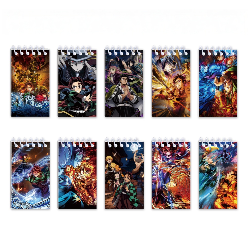 10 Blocos de Notas Demon Slaye - Stationery Office avaliação e preço