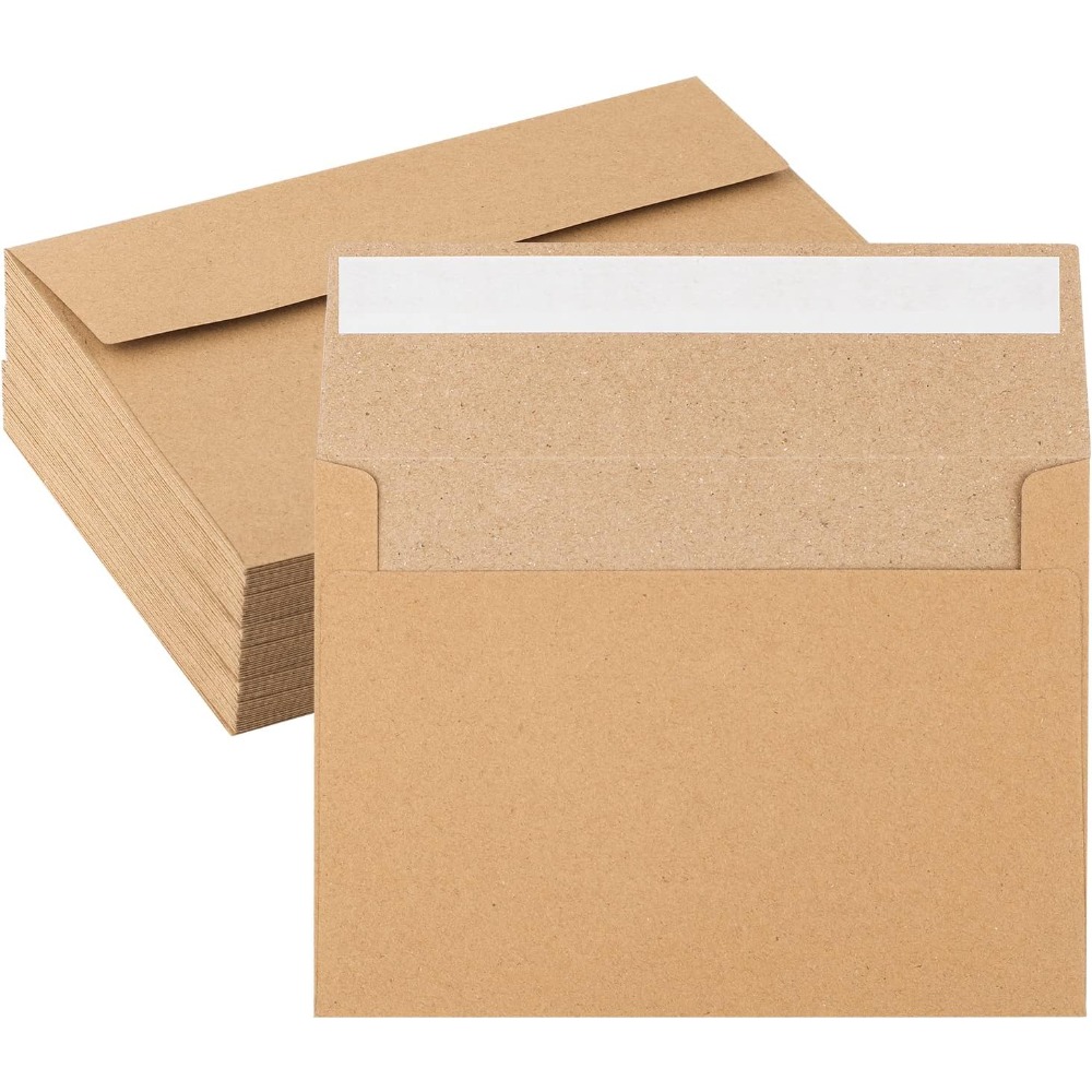 Pacote com 50 envelopes de pap - Letter Envelope Kraft avaliação e preço