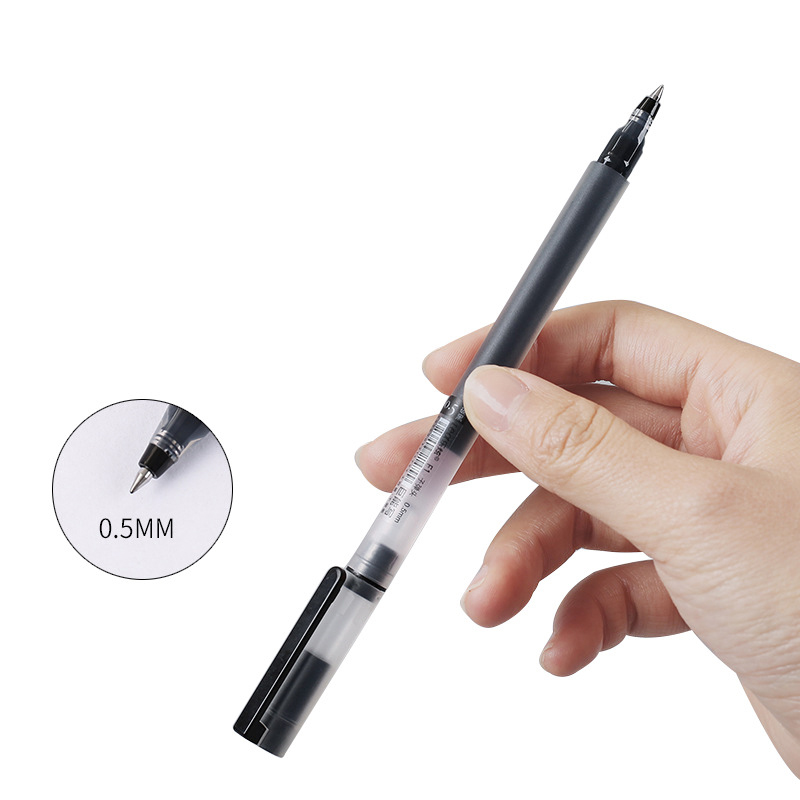 12/6 pc/lote caneta gel 0.5mm  - Stationery Supply Business avaliação e preço