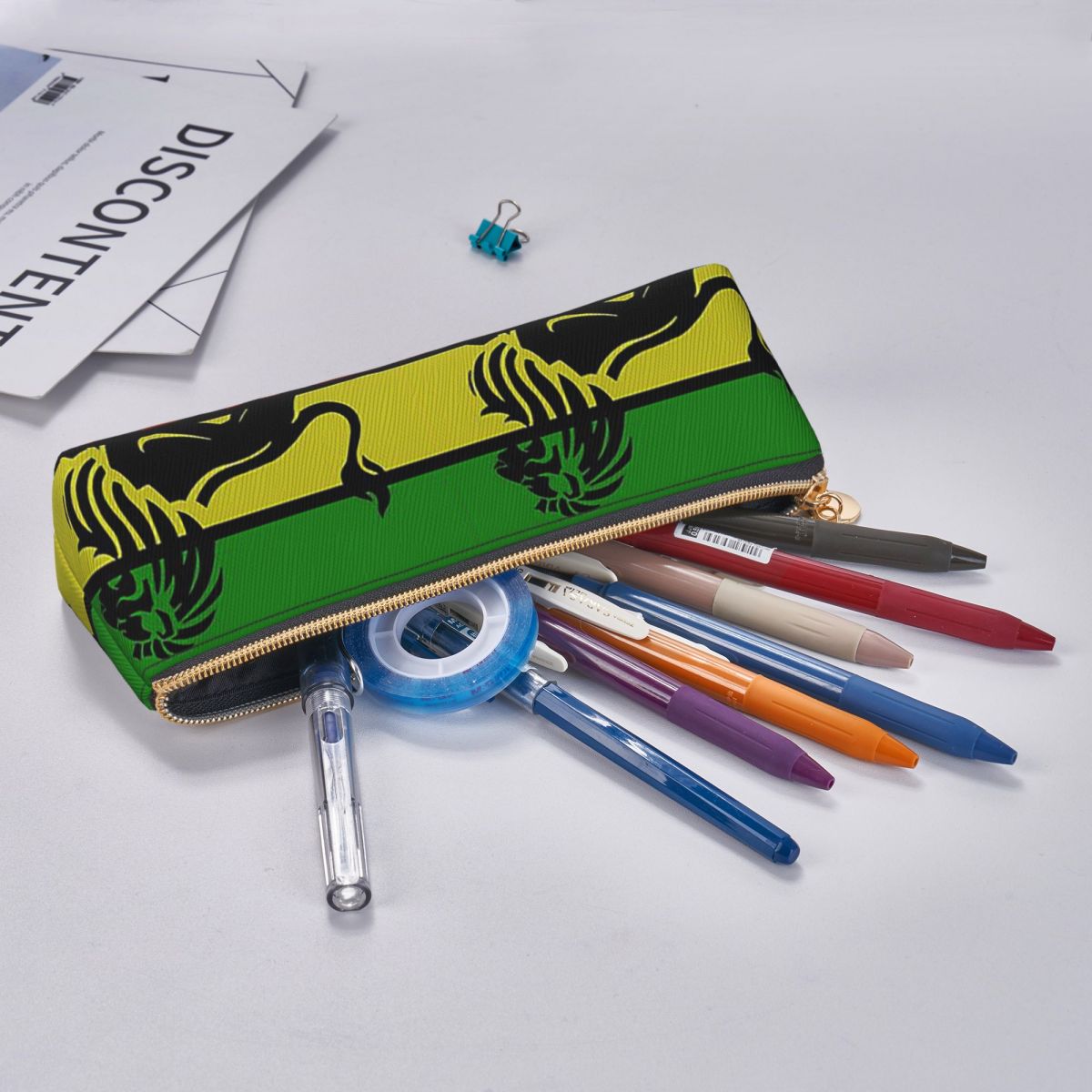 Estojo de Lápis Preto com Leão - Lion Stationery & Office Supply(Kunshan)Co.Ltd avaliação e preço