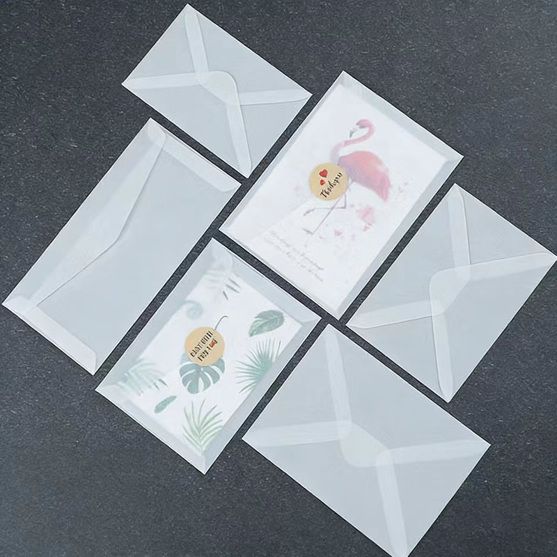 50 peças de envelopes translúc - Letter Envelope Kraft avaliação e preço