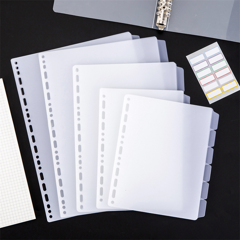 A4 a5 b5 divisores de fichário - Index Tab Divider avaliação e preço