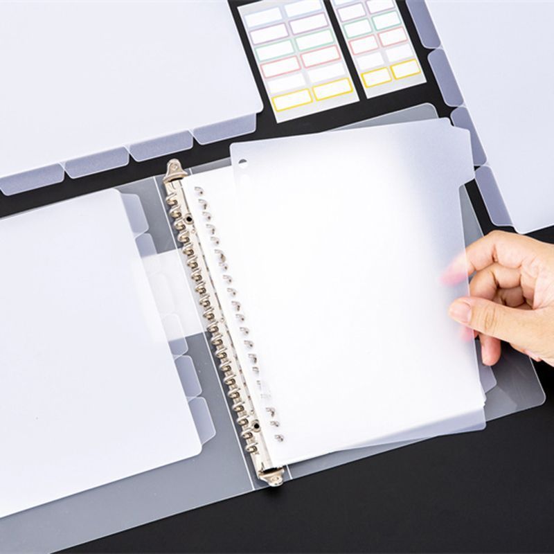 A4 a5 b5 divisores de fichário - Index Tab Divider avaliação e preço