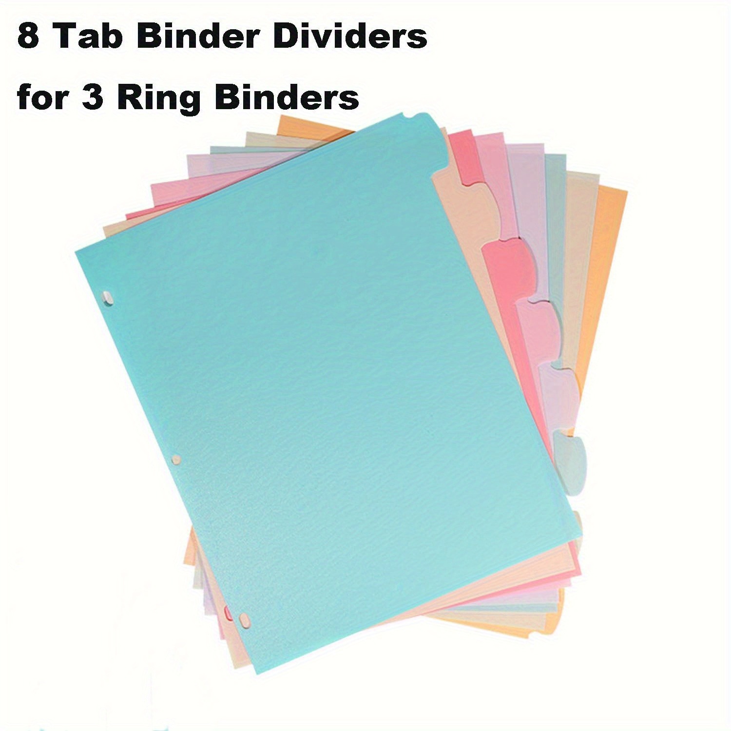 Divisórias de fichário com 8 a - Index Tab Divider avaliação e preço