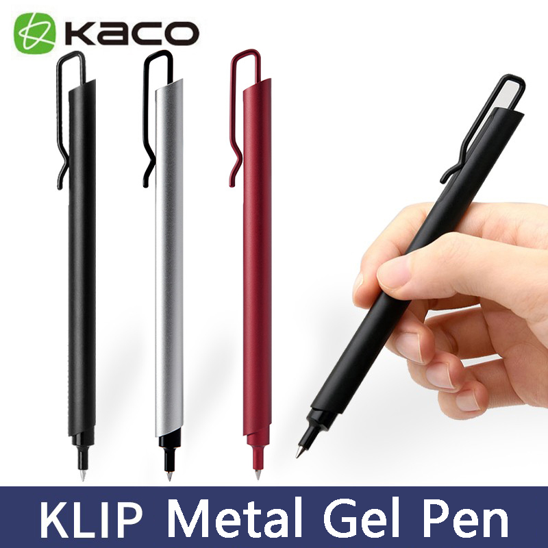 Kaco Metal Gel Pen 0.5MM Tinta - Stationery Supply Business avaliação e preço