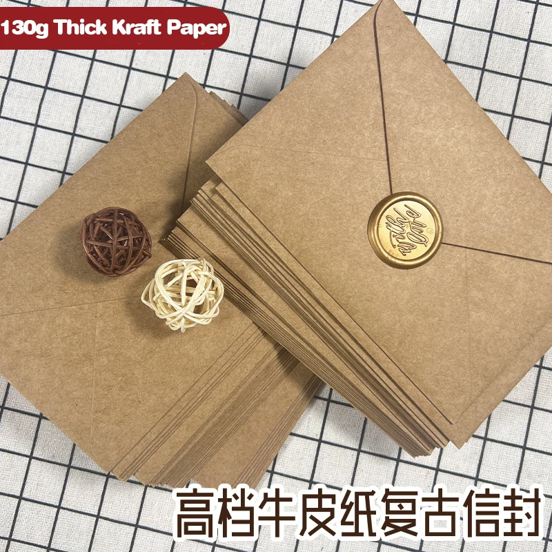 50 peças de envelopes de papel - Letter Envelope Kraft avaliação e preço